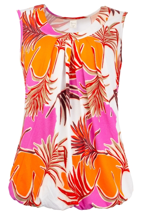 NED dafne sl white tropical leaves t